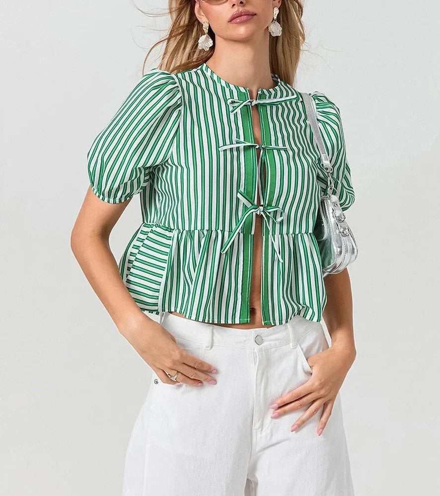 Nieve חולצת שרוכים