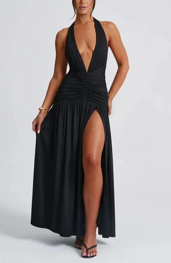 Ann שמלת מקסי סקסית