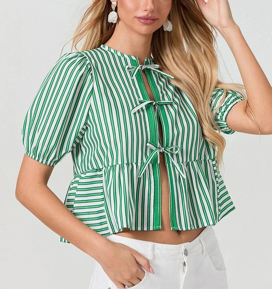 Nieve חולצת שרוכים