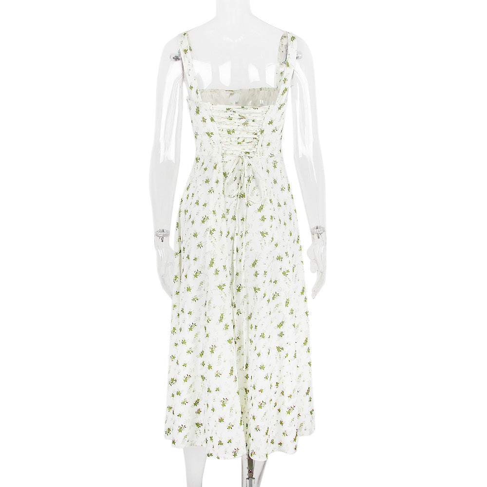 Louisa שמלת קיץ פרחונית עם שסע