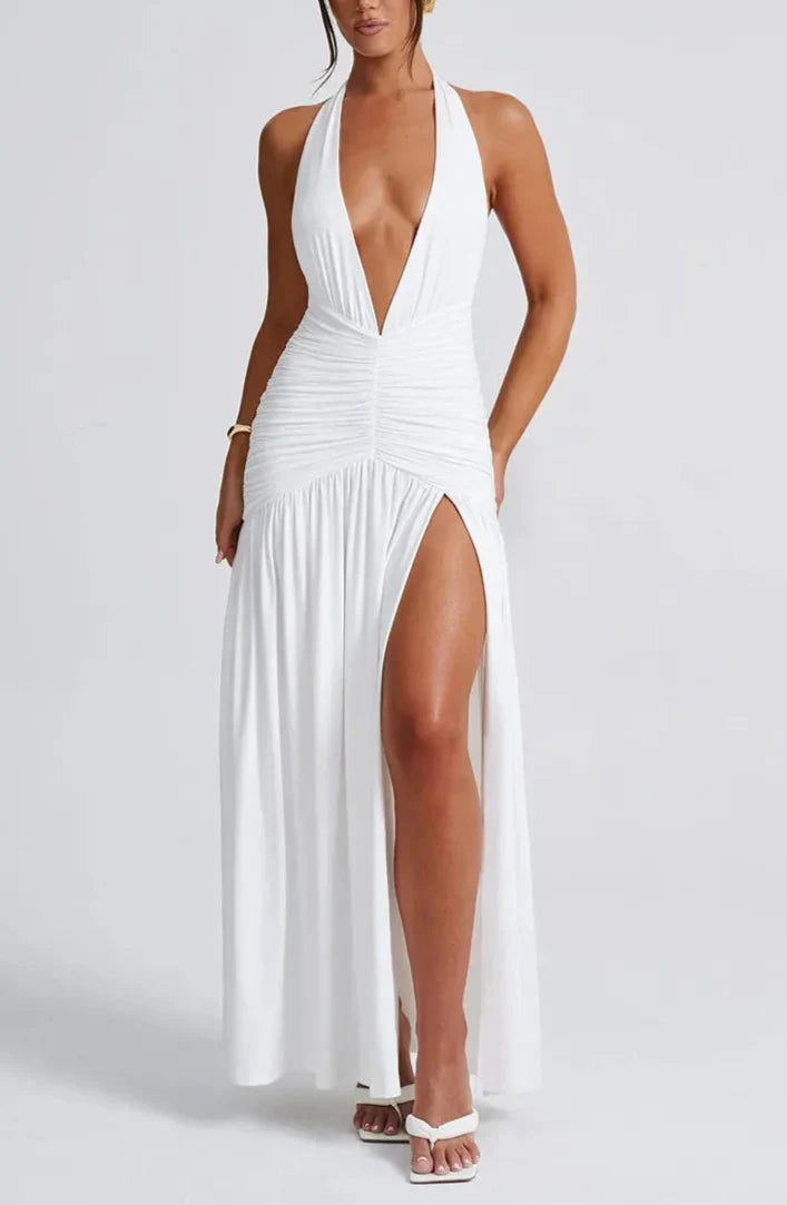 Ann שמלת מקסי סקסית