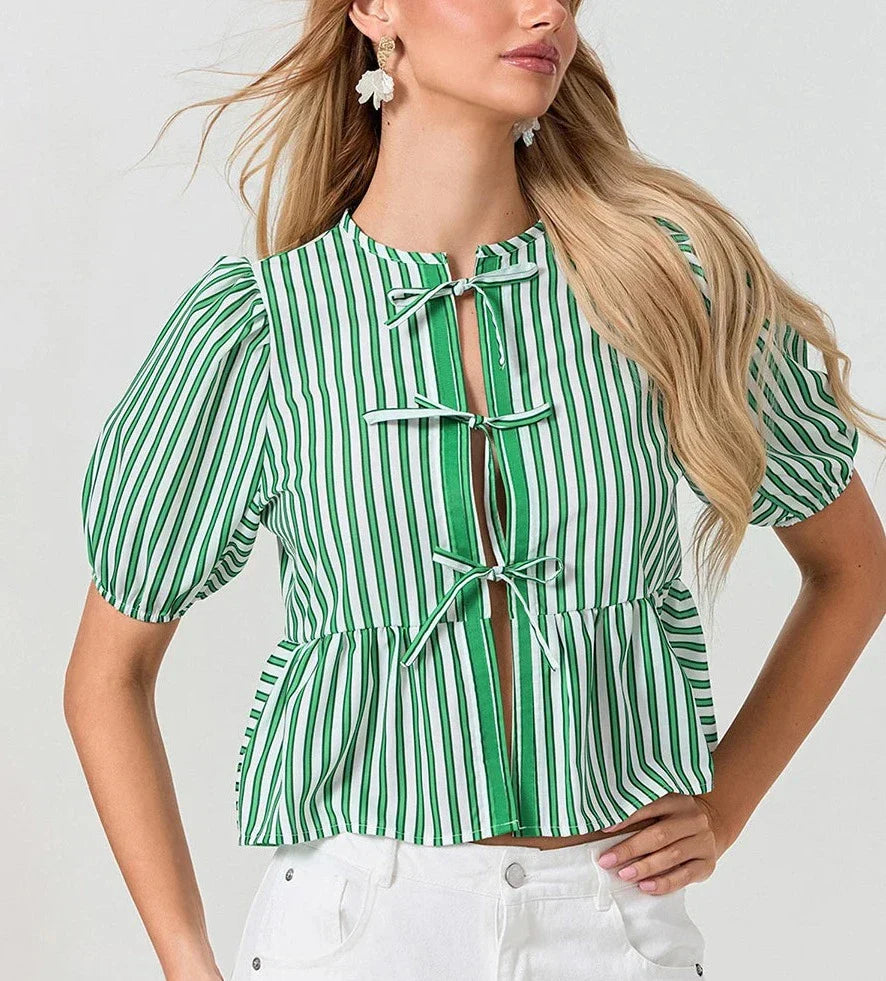 Nieve חולצת שרוכים