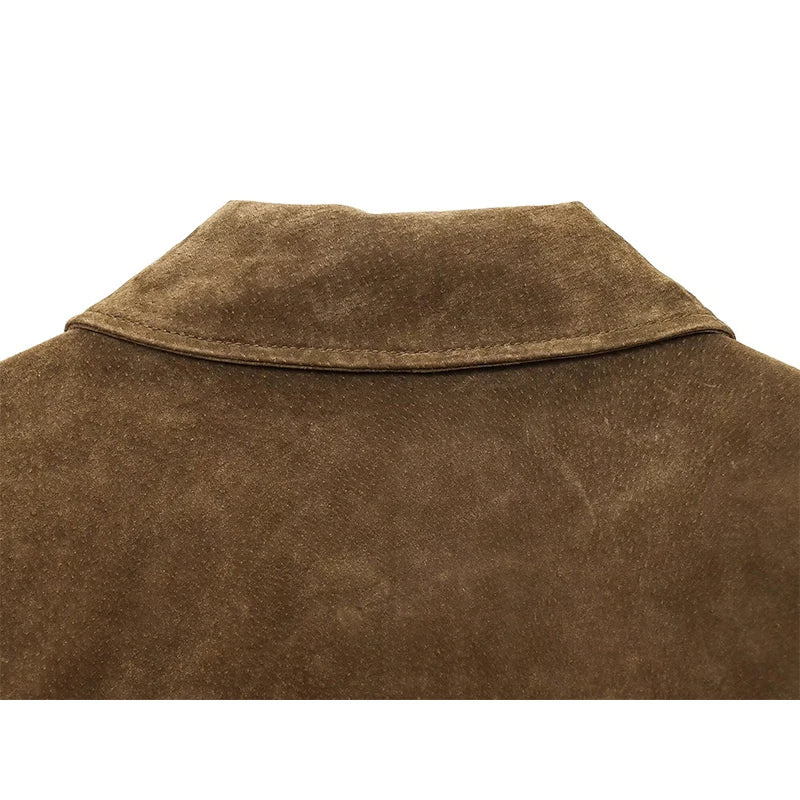 מעיל דמוי עור אופנתי - יינקי