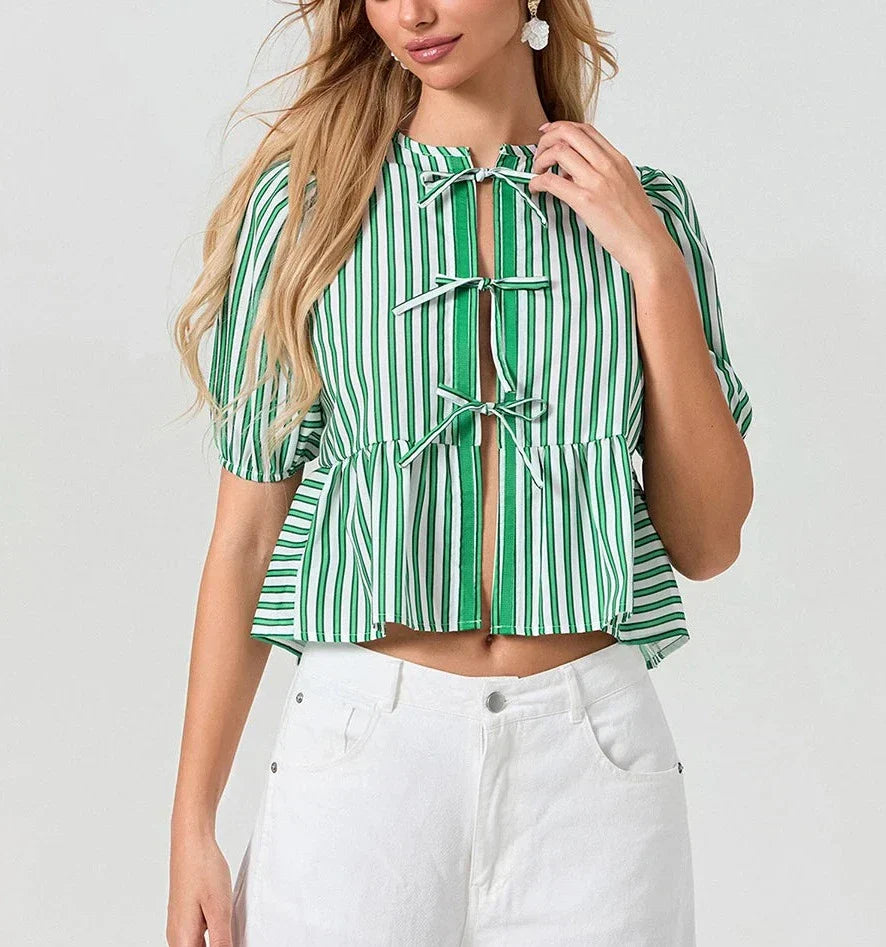 Nieve חולצת שרוכים