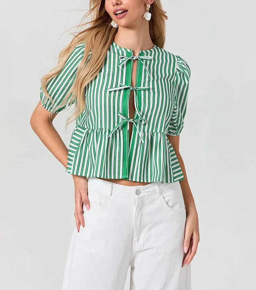 Nieve חולצת שרוכים