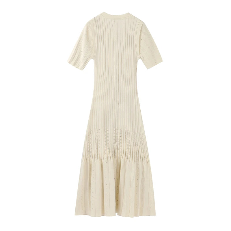 שמלת סריג אלגנטית - נוואבה